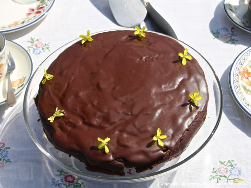 Chokoladekage med bønner og chili