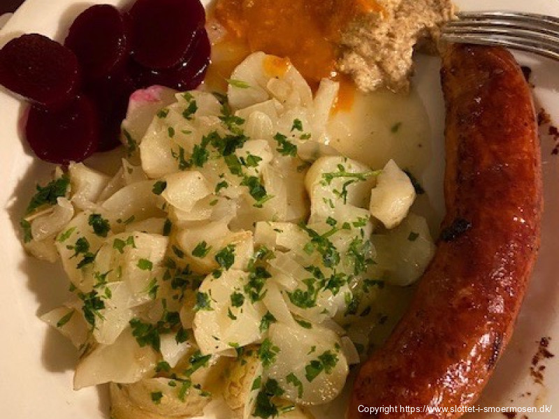 Jordskoksalat, varm