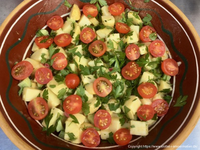 Kartoffelsalat, marineret