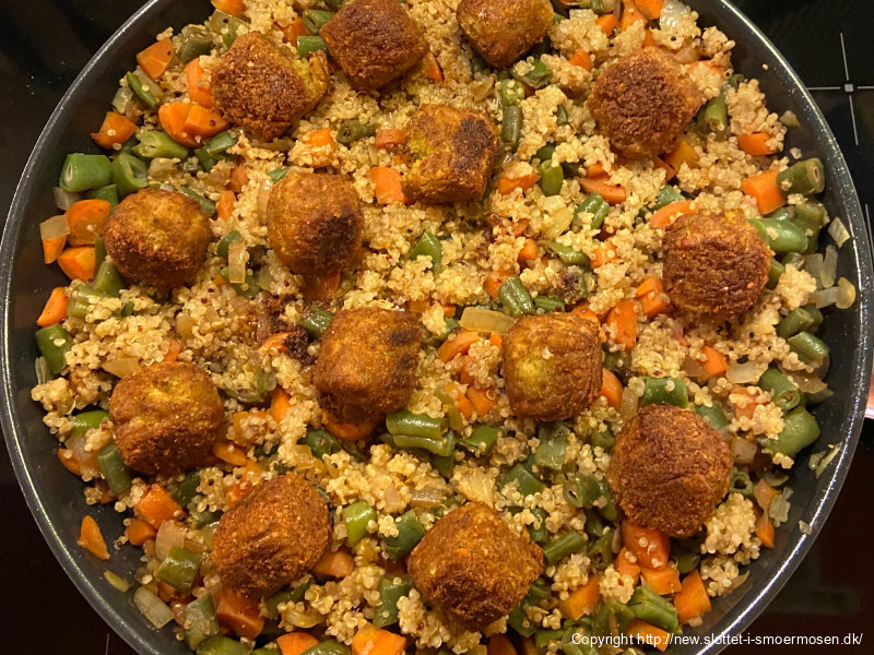 Quinoa grøntsagspande