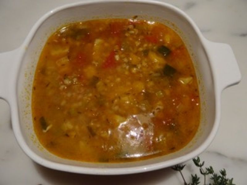 Rodfrugtsuppe med perlebyg