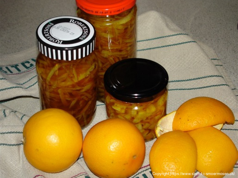 Appelsinskaller "Syltede"