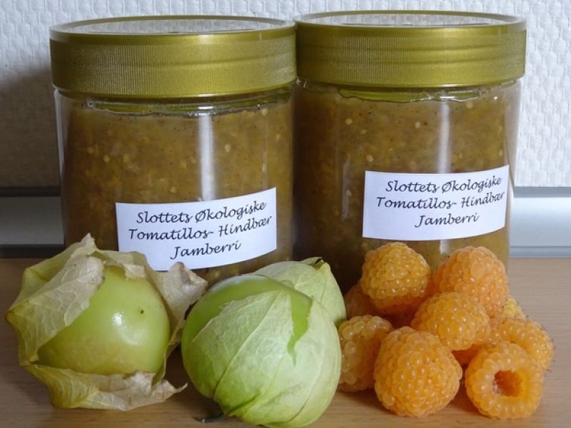 Recipe Info Tomatillos Hindbær Jamberri